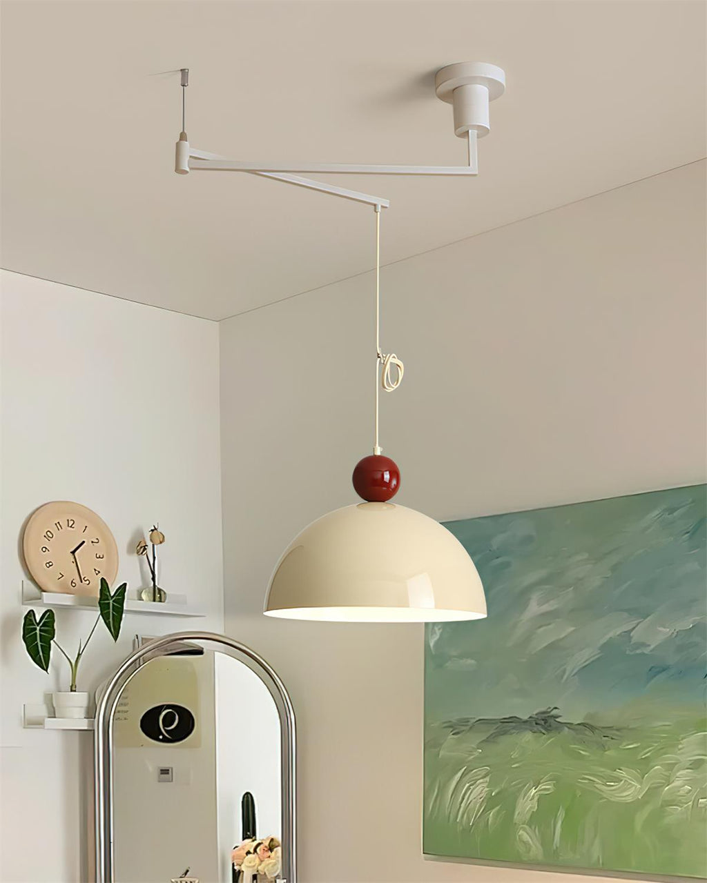 Dotto Swing Arm Pendant Lamp