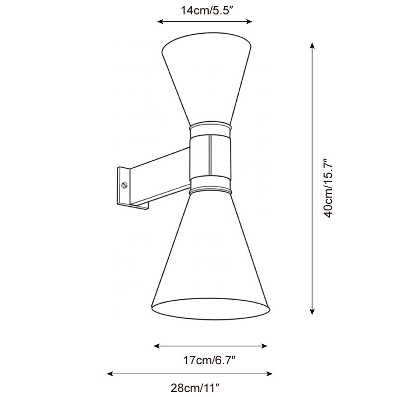 Dual Focus Wall Lamp