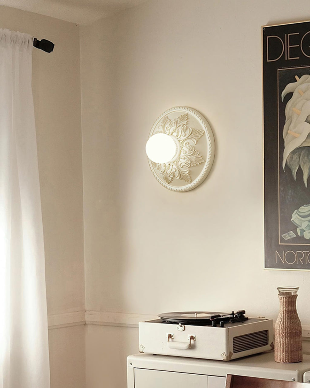 Ekena Resin Wall Lamp