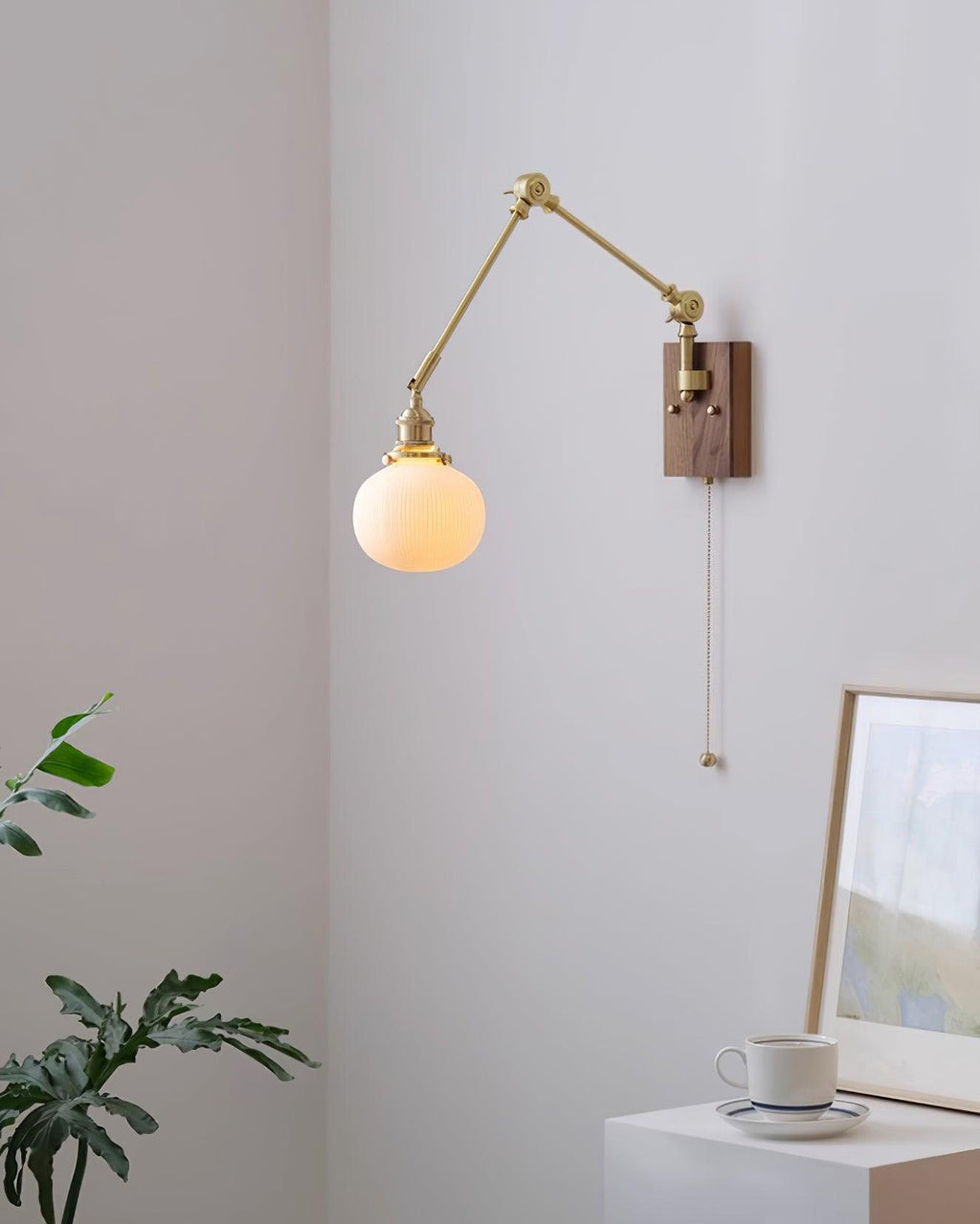 Elia Swing Arm Wall Lamp