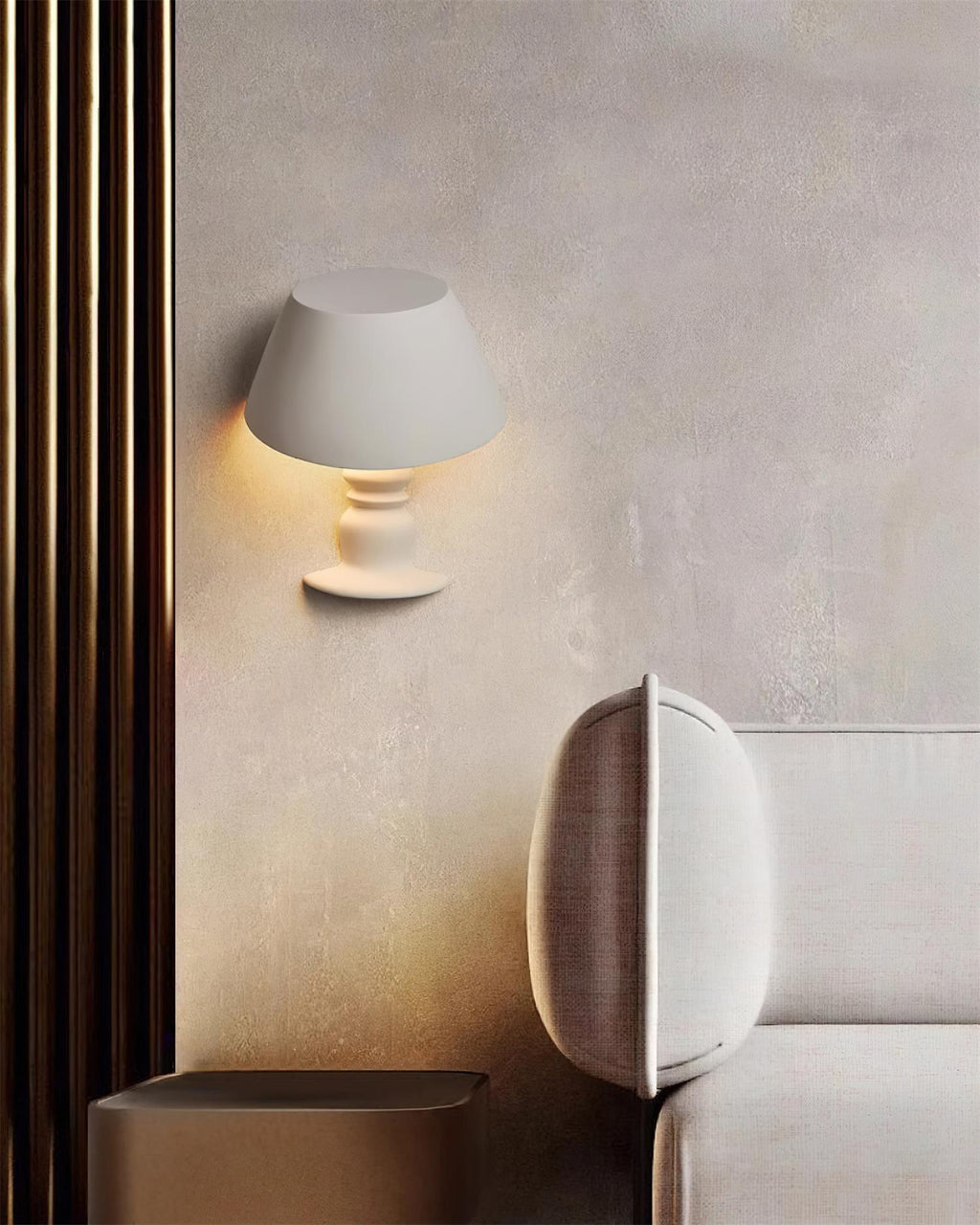 Eliya Plaster Recessed Wall Light