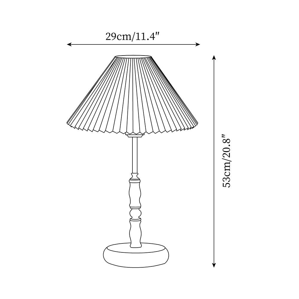 Ella Pleated Table Lamp