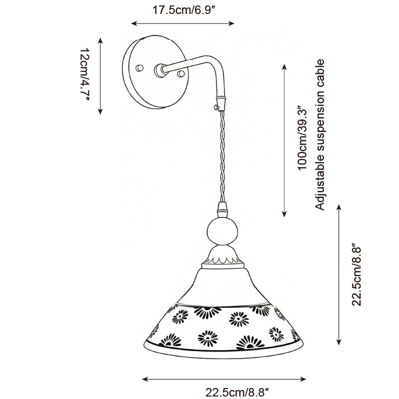 Elowen Hook Wall Lamp