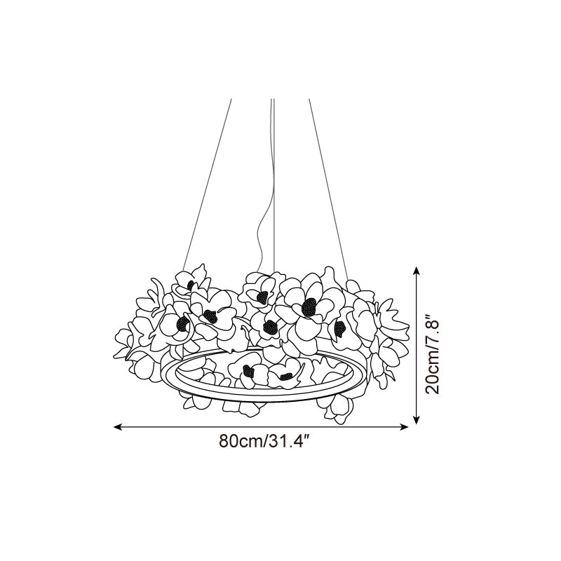 Elysian Floral Chandelier