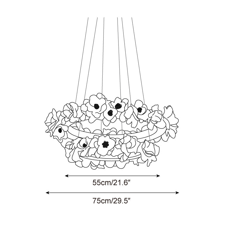 Elysian Floral Chandelier
