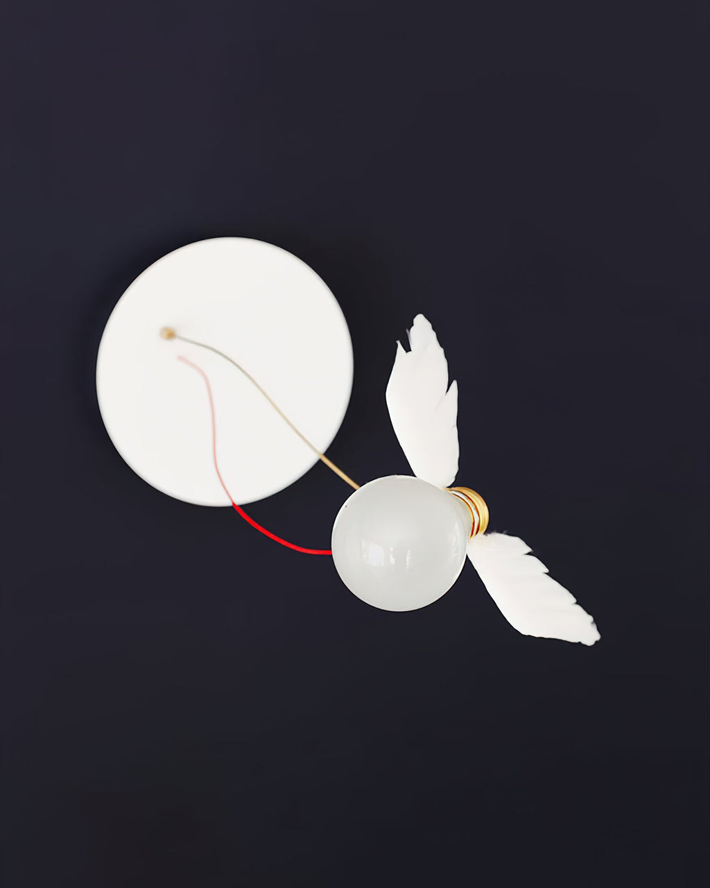 Feathered Wall Lamp