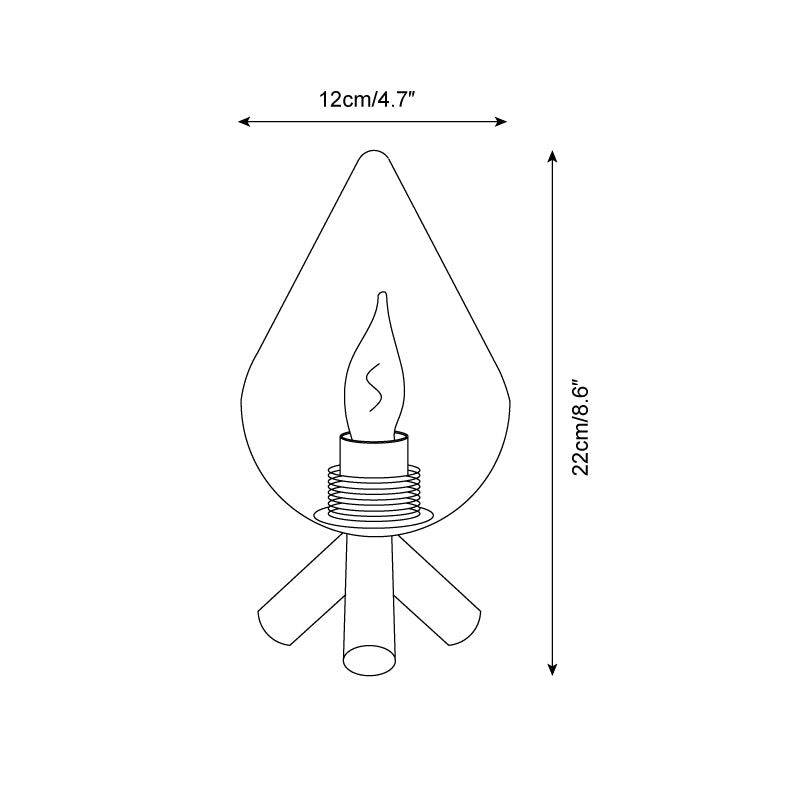 Flame Table Lamp