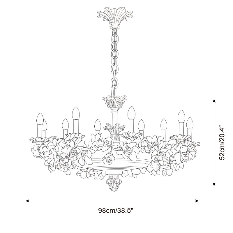 Florentine Petals Chandelier