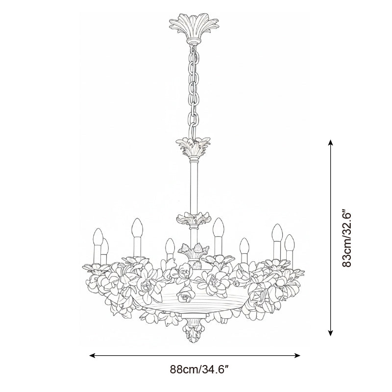 Florentine Petals Chandelier