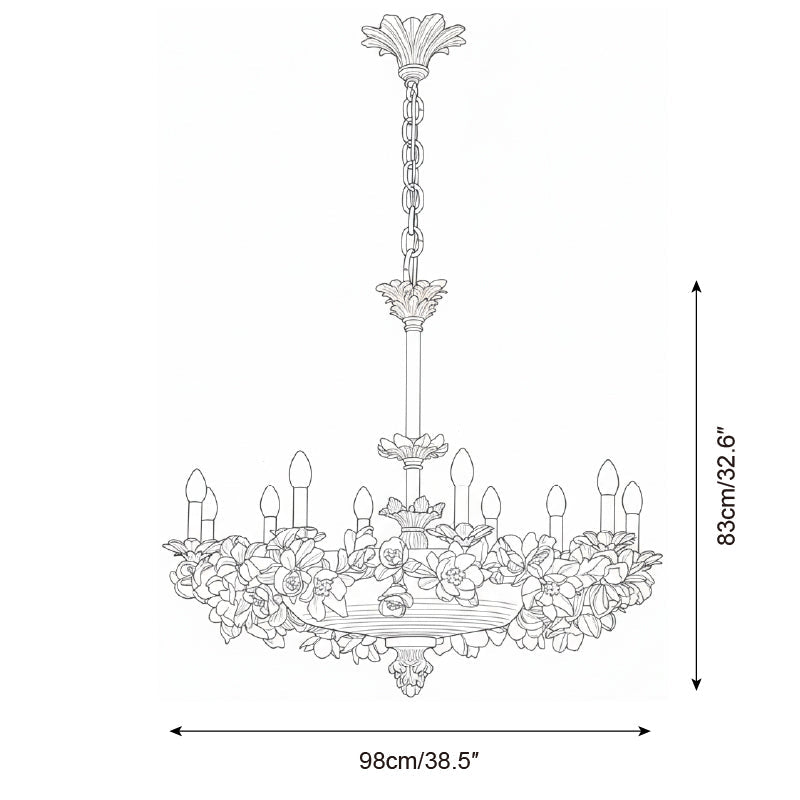 Florentine Petals Chandelier