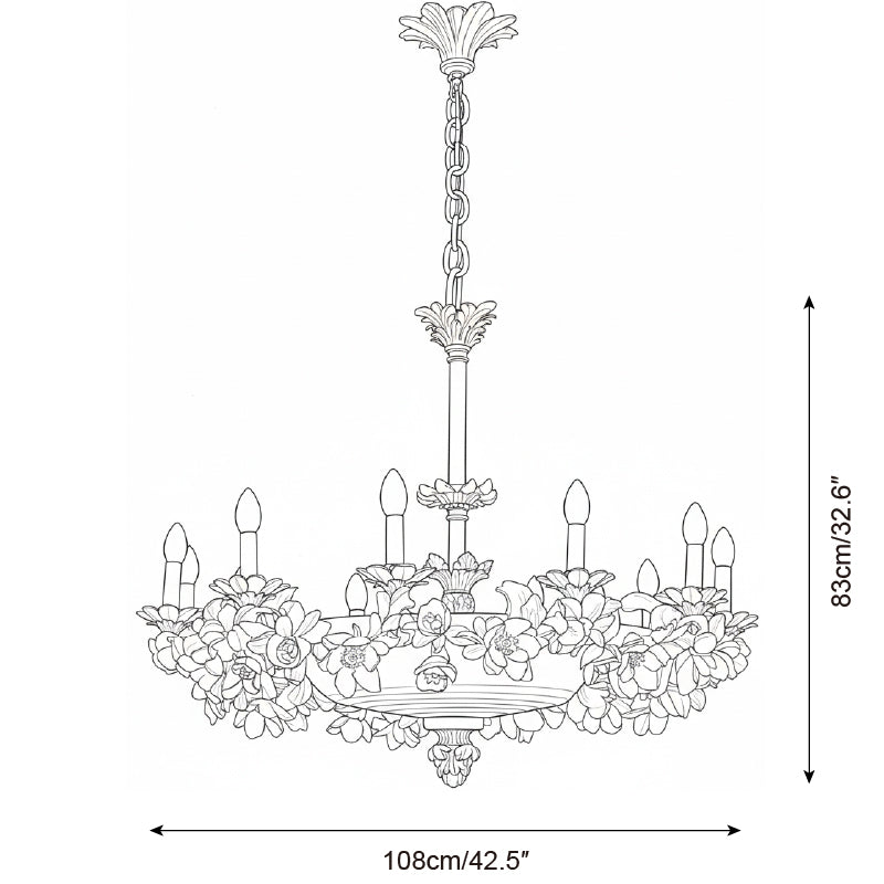 Florentine Petals Chandelier