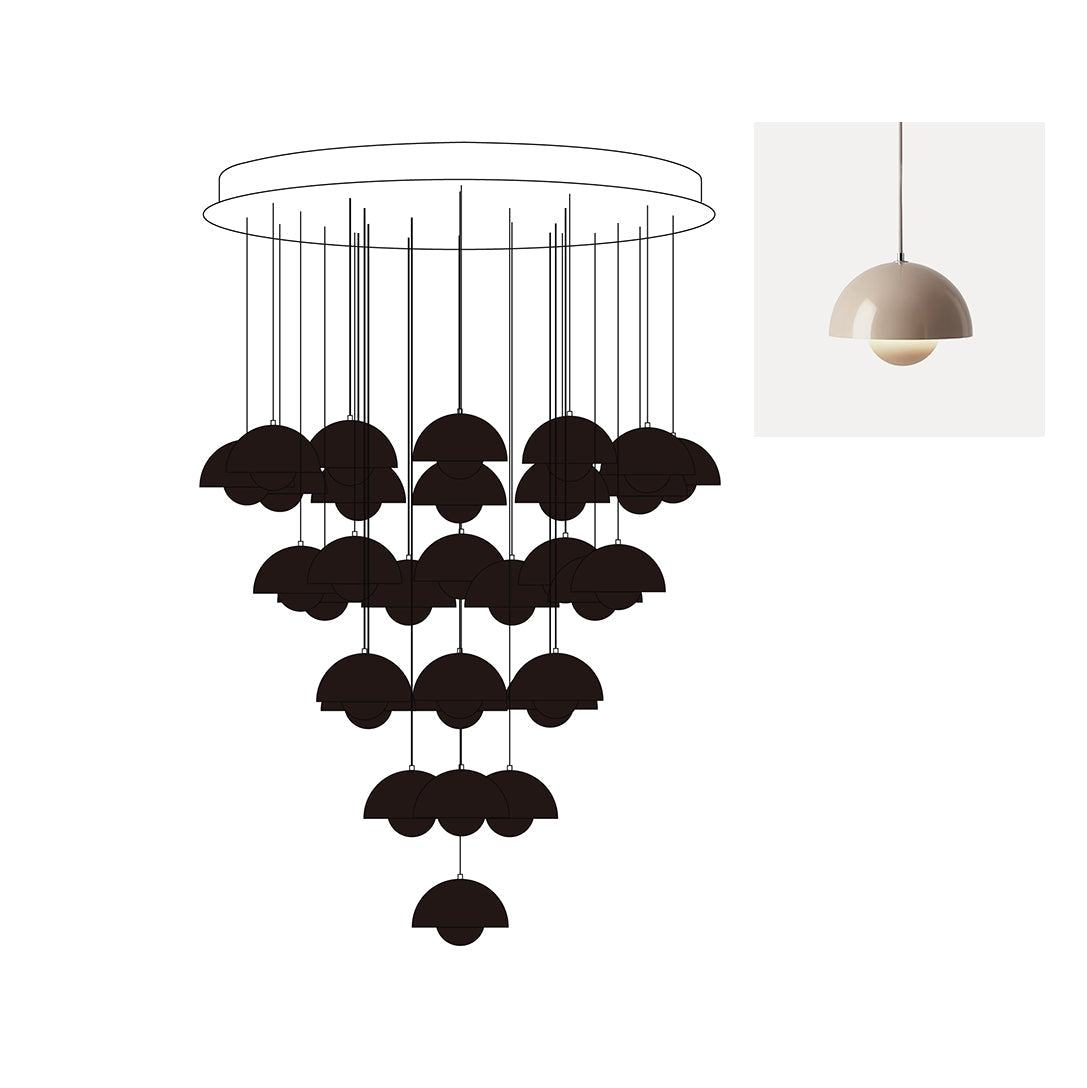 Flowerpot Chandelier