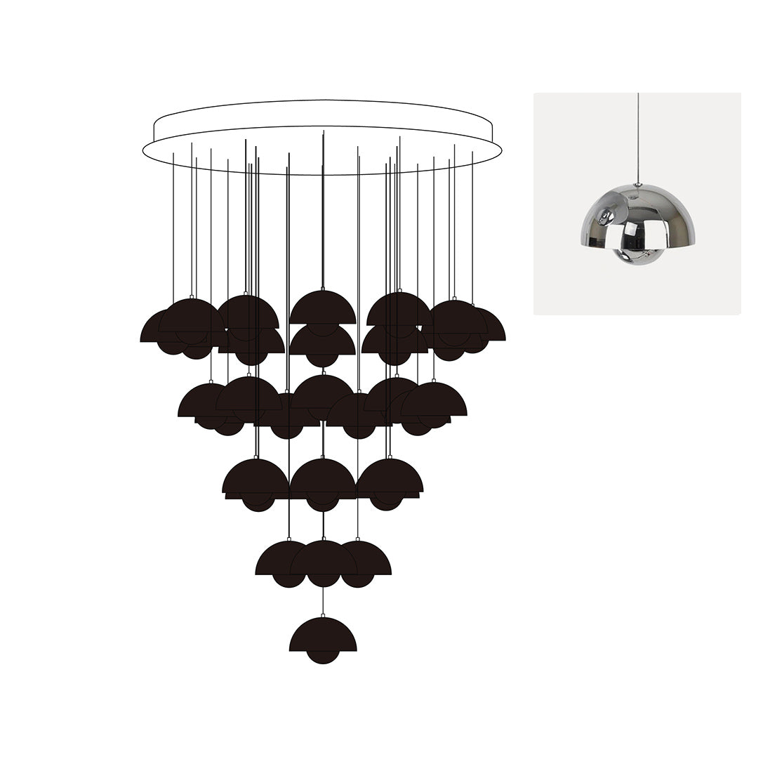 Flowerpot Chandelier