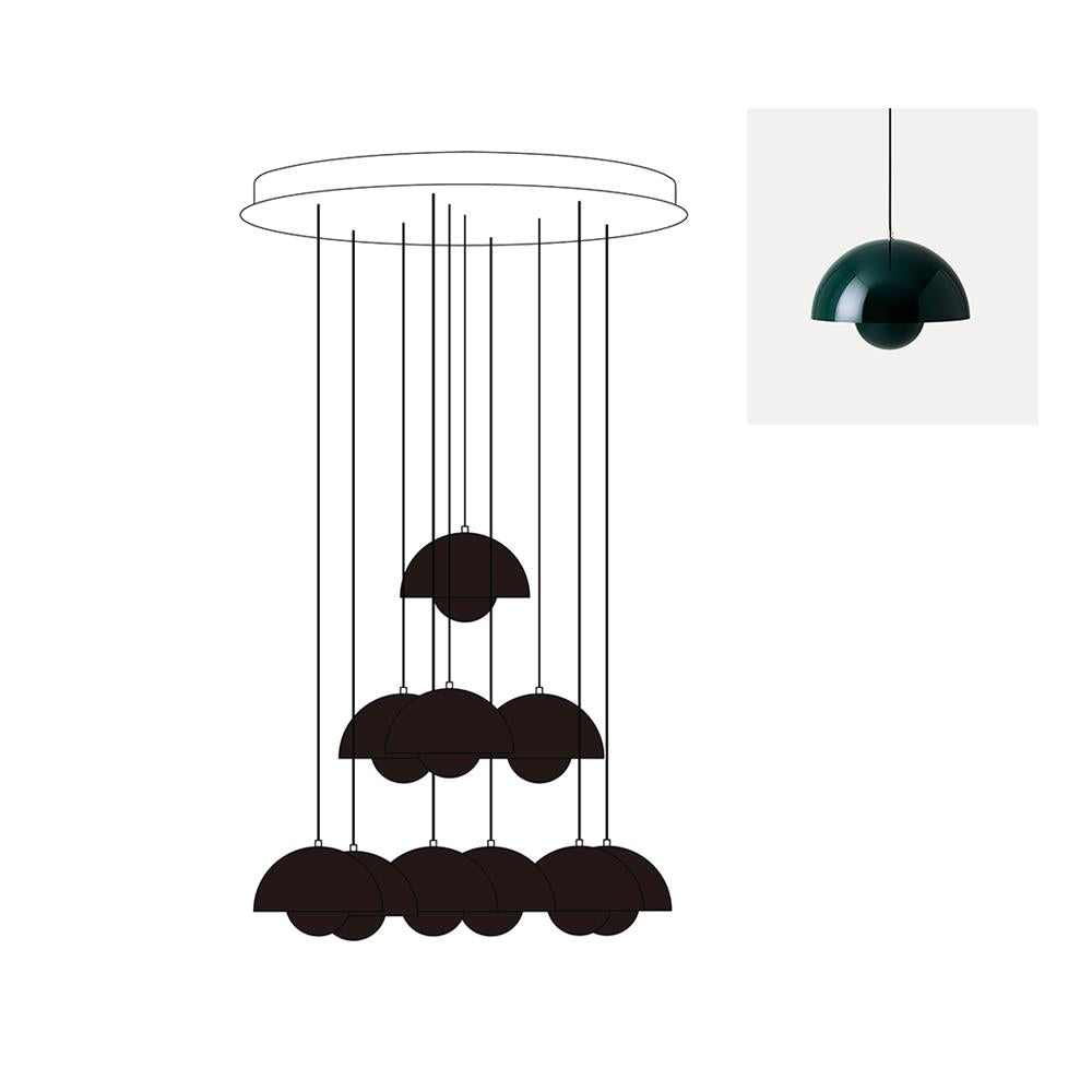 Flowerpot Chandelier