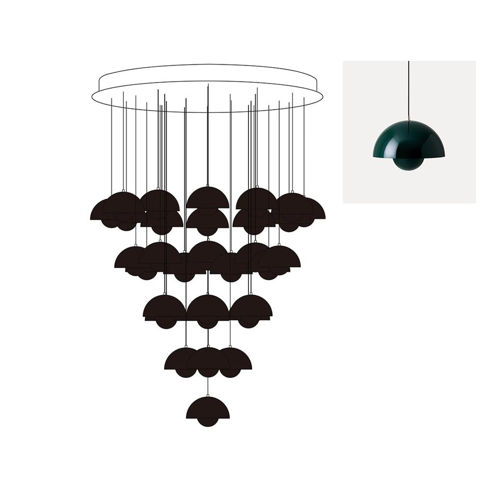 Flowerpot Chandelier