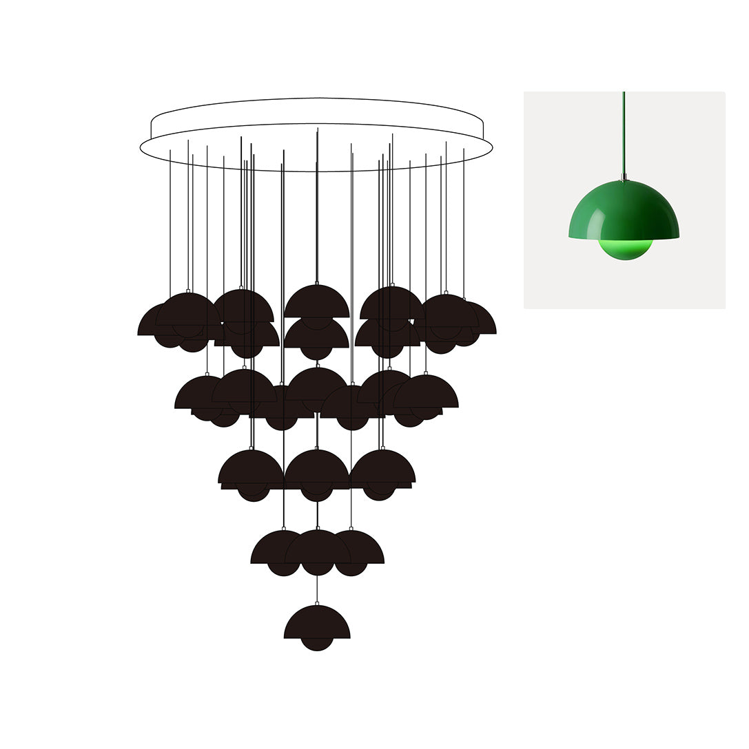 Flowerpot Chandelier
