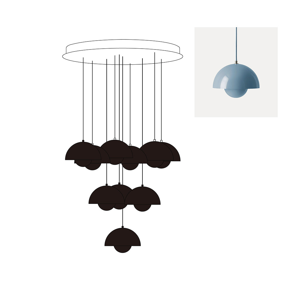 Flowerpot Chandelier
