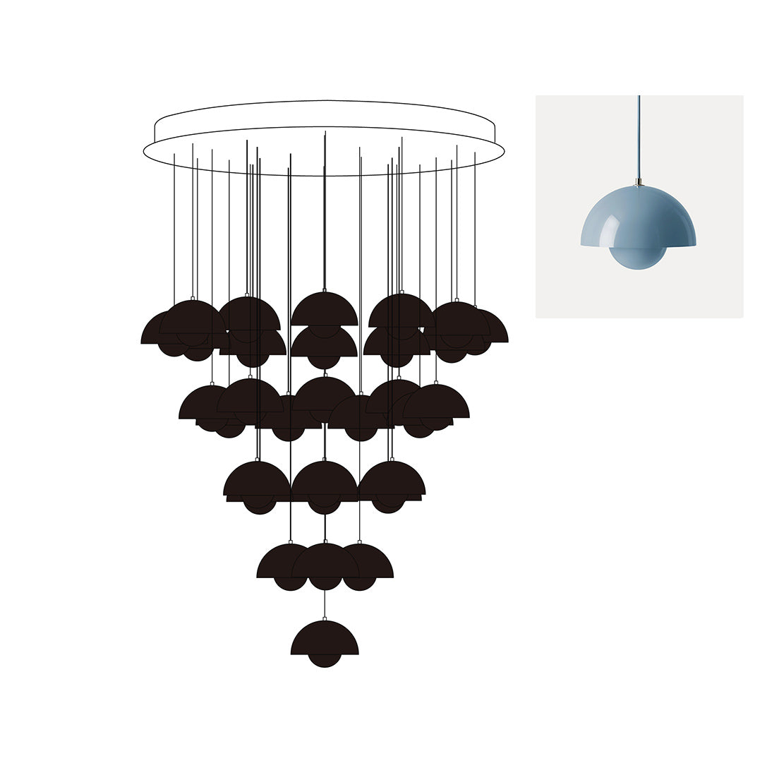 Flowerpot Chandelier