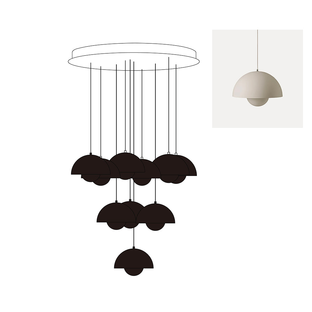 Flowerpot Chandelier