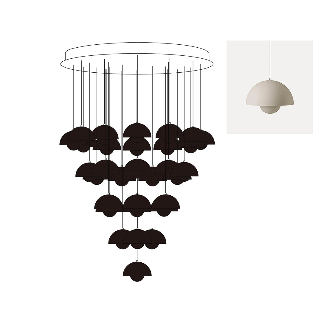 Flowerpot Chandelier