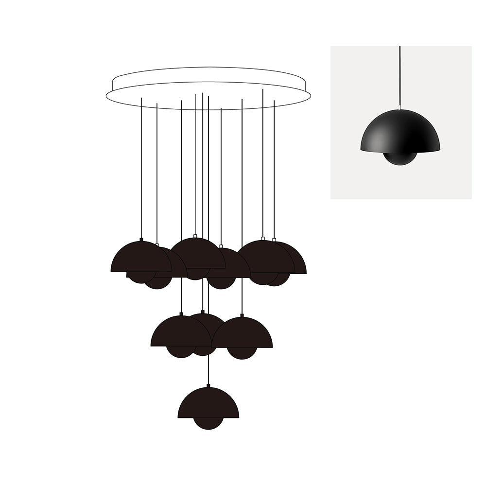 Flowerpot Chandelier