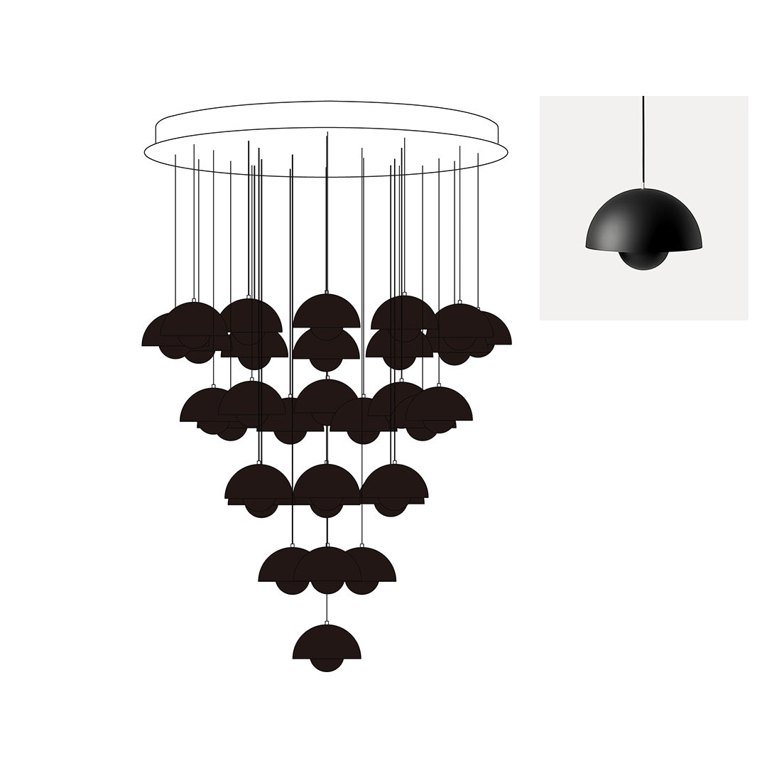 Flowerpot Chandelier