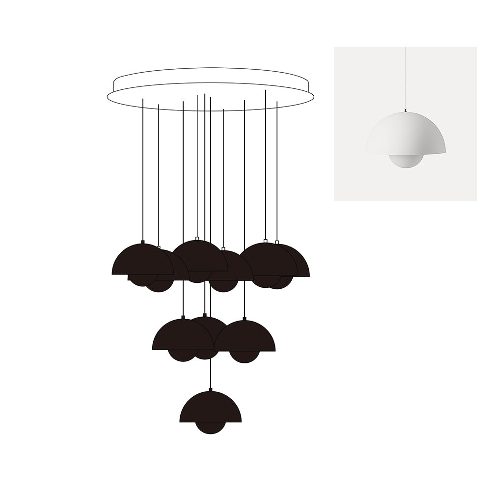 Flowerpot Chandelier