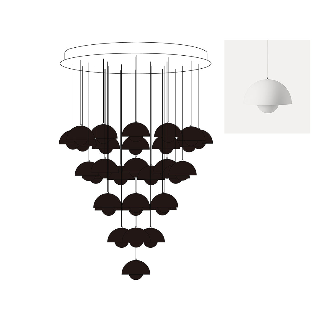 Flowerpot Chandelier