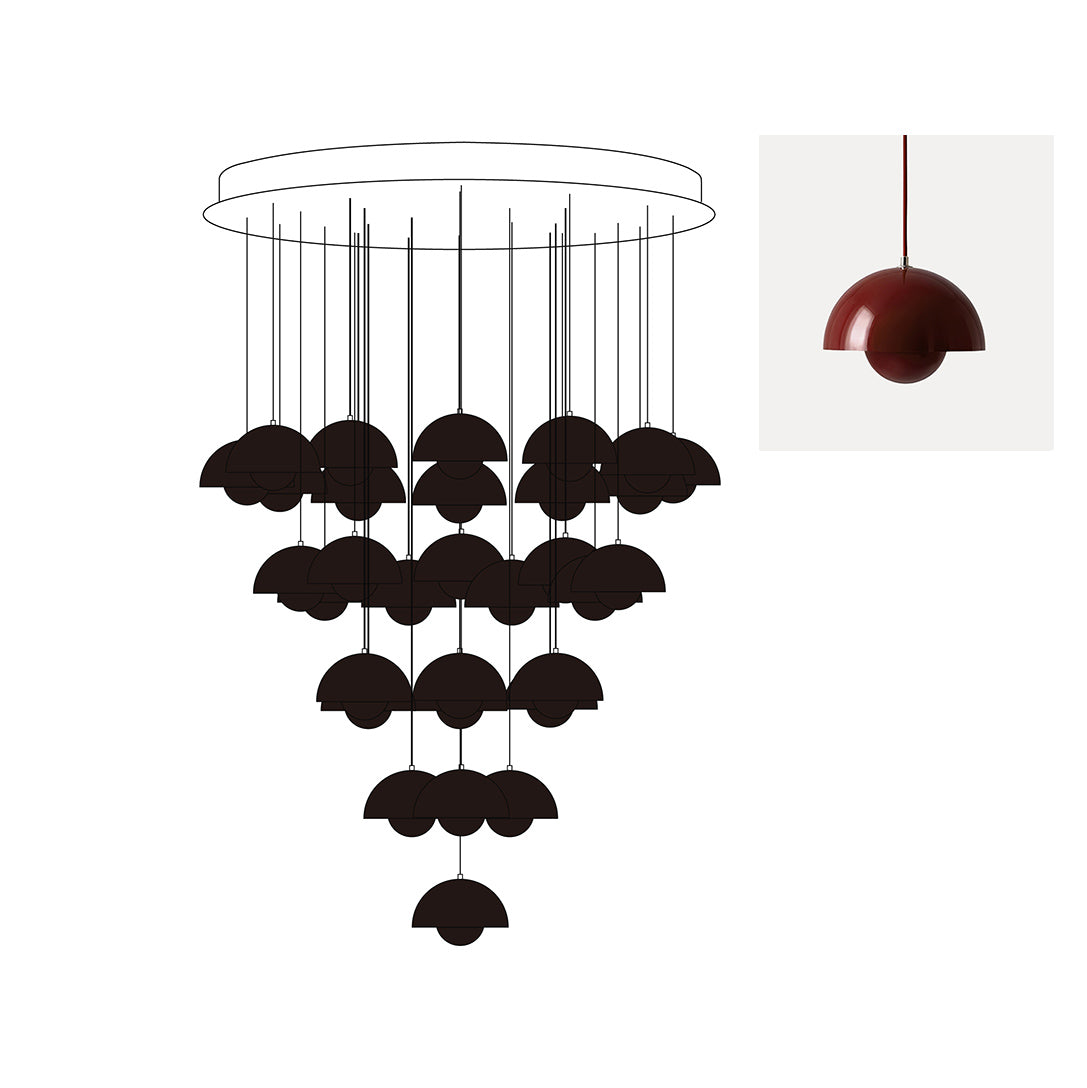 Flowerpot Chandelier