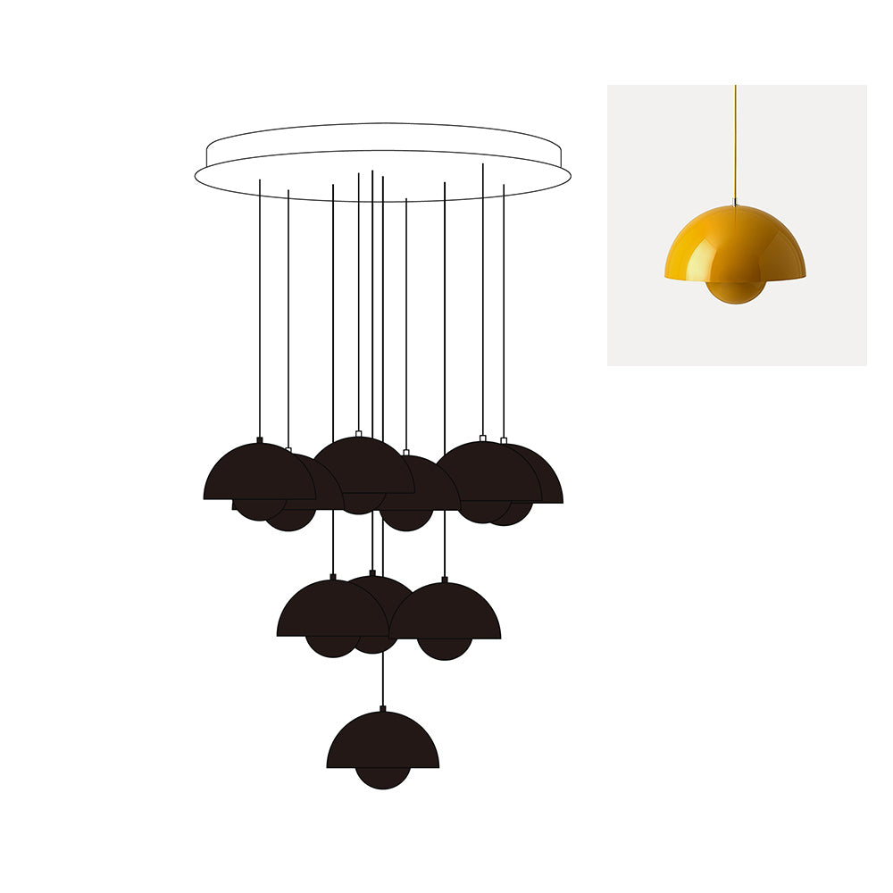 Flowerpot Chandelier
