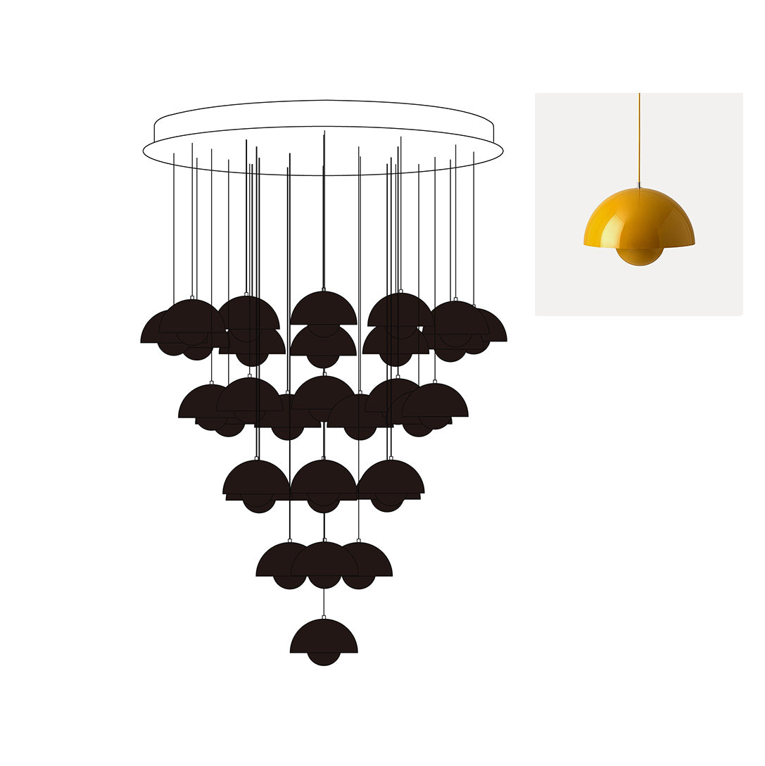 Flowerpot Chandelier