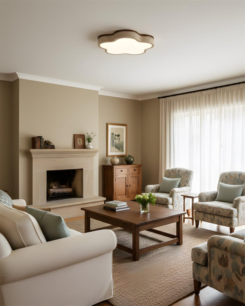 Fluffy Ceiling Lamp