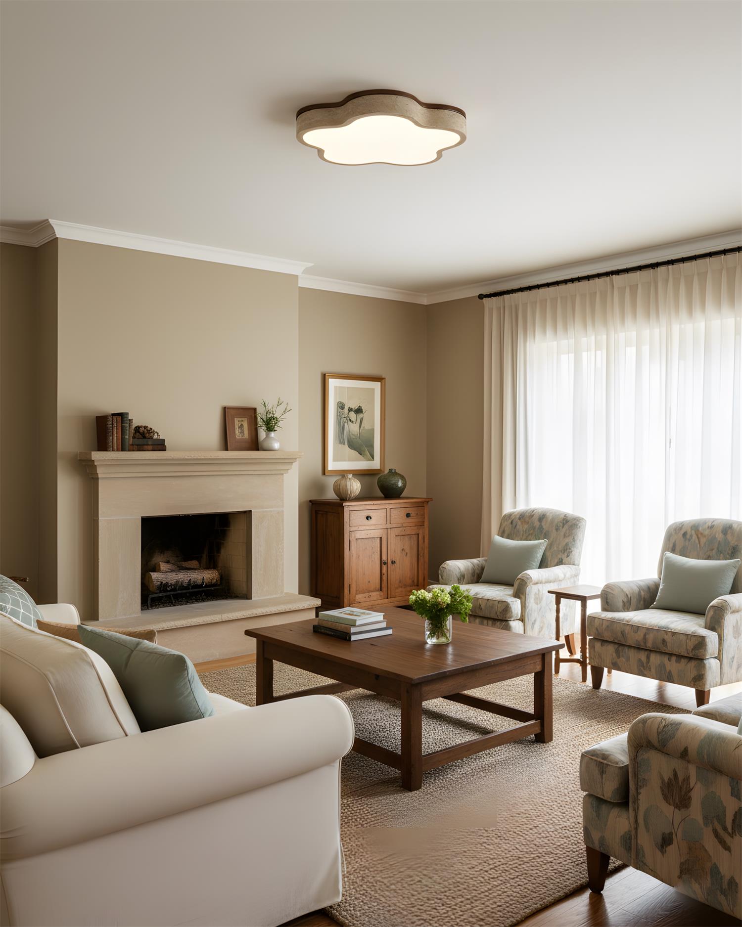 Fluffy Ceiling Lamp
