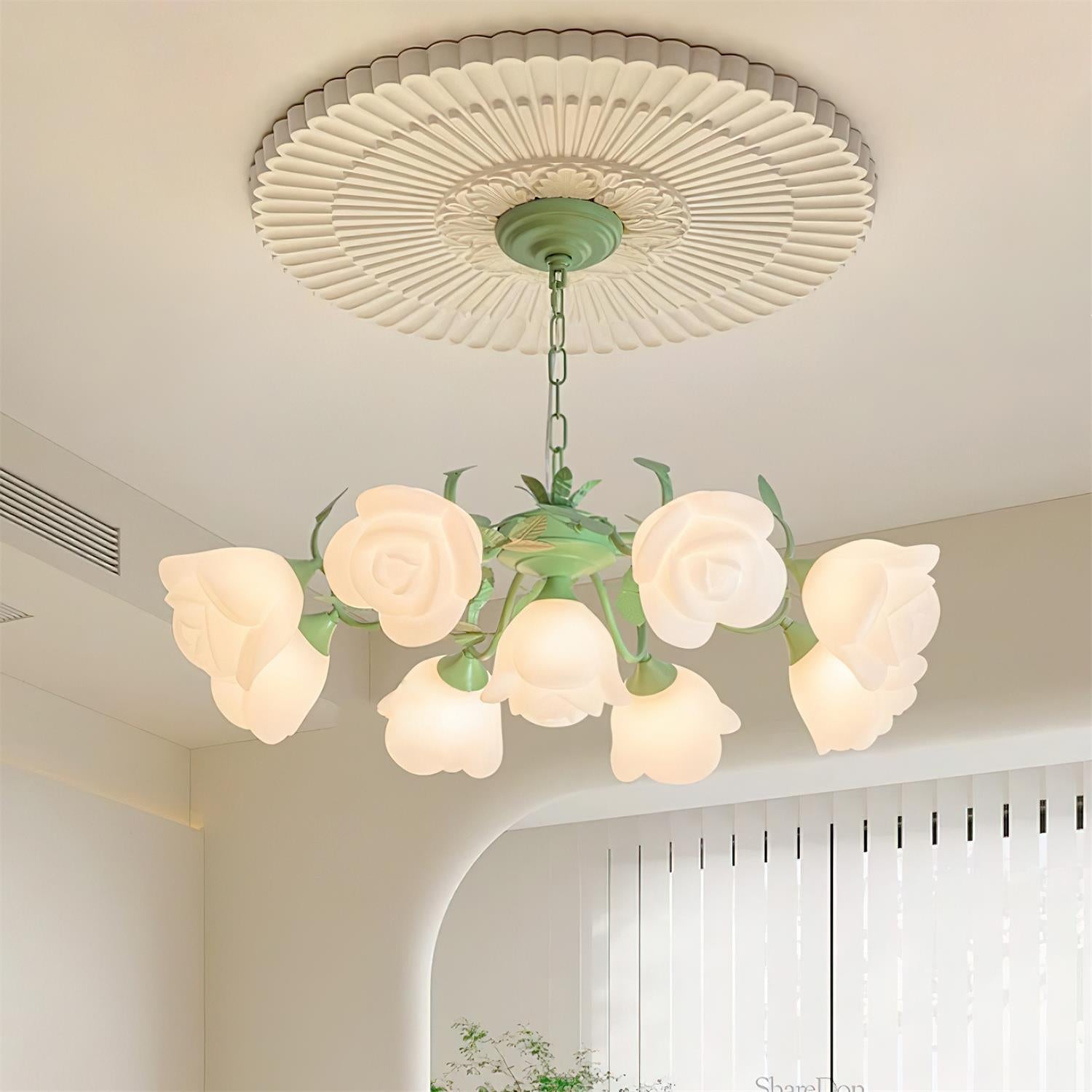 French Siena Chandelier