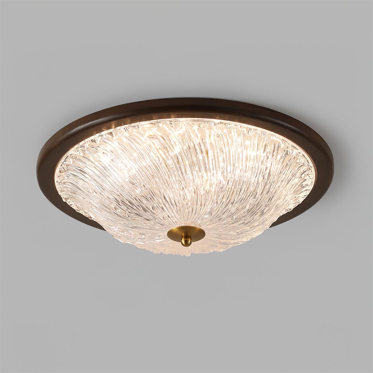 Frostwave Ripple Ceiling Lamp