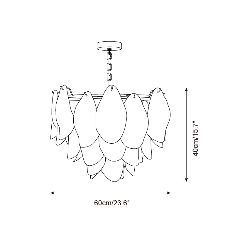 Fuchsia Chandelier
