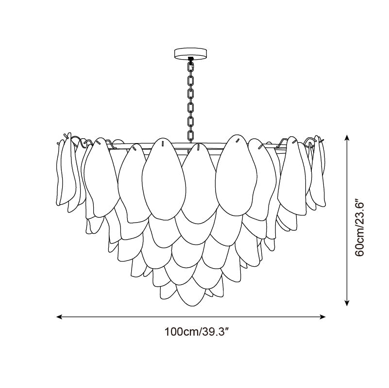 Fuchsia Chandelier