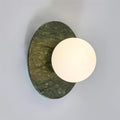Gaia Green Marble Wall Lamp