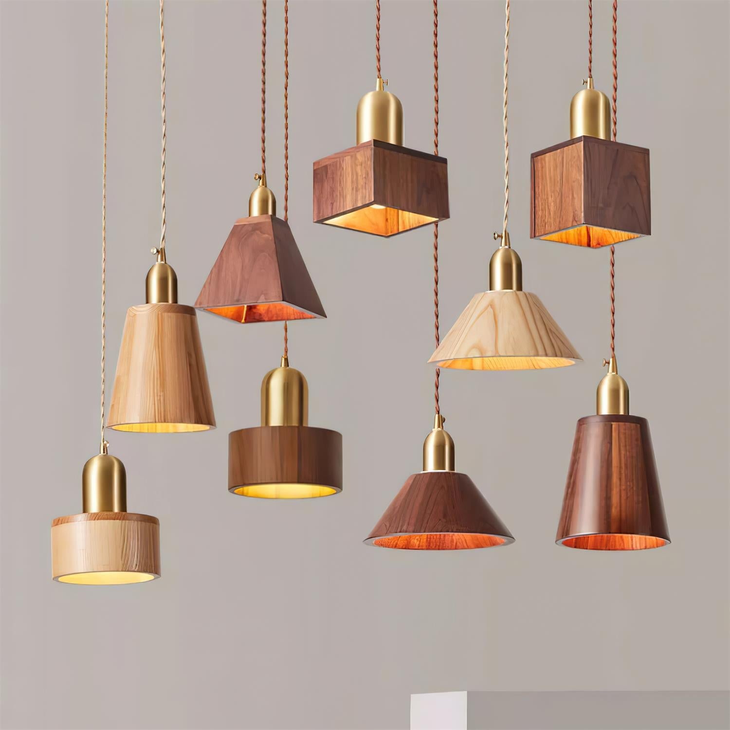 Rosie Wood Pendant Lamp