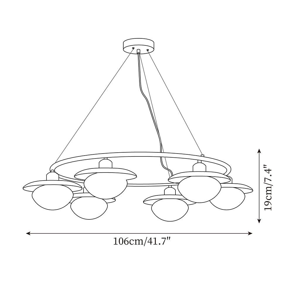 Gama Round Chandelier