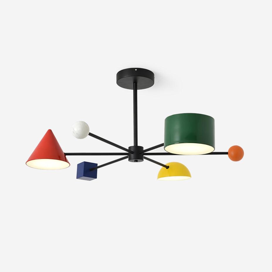 Geometric Colorful Ceiling Light