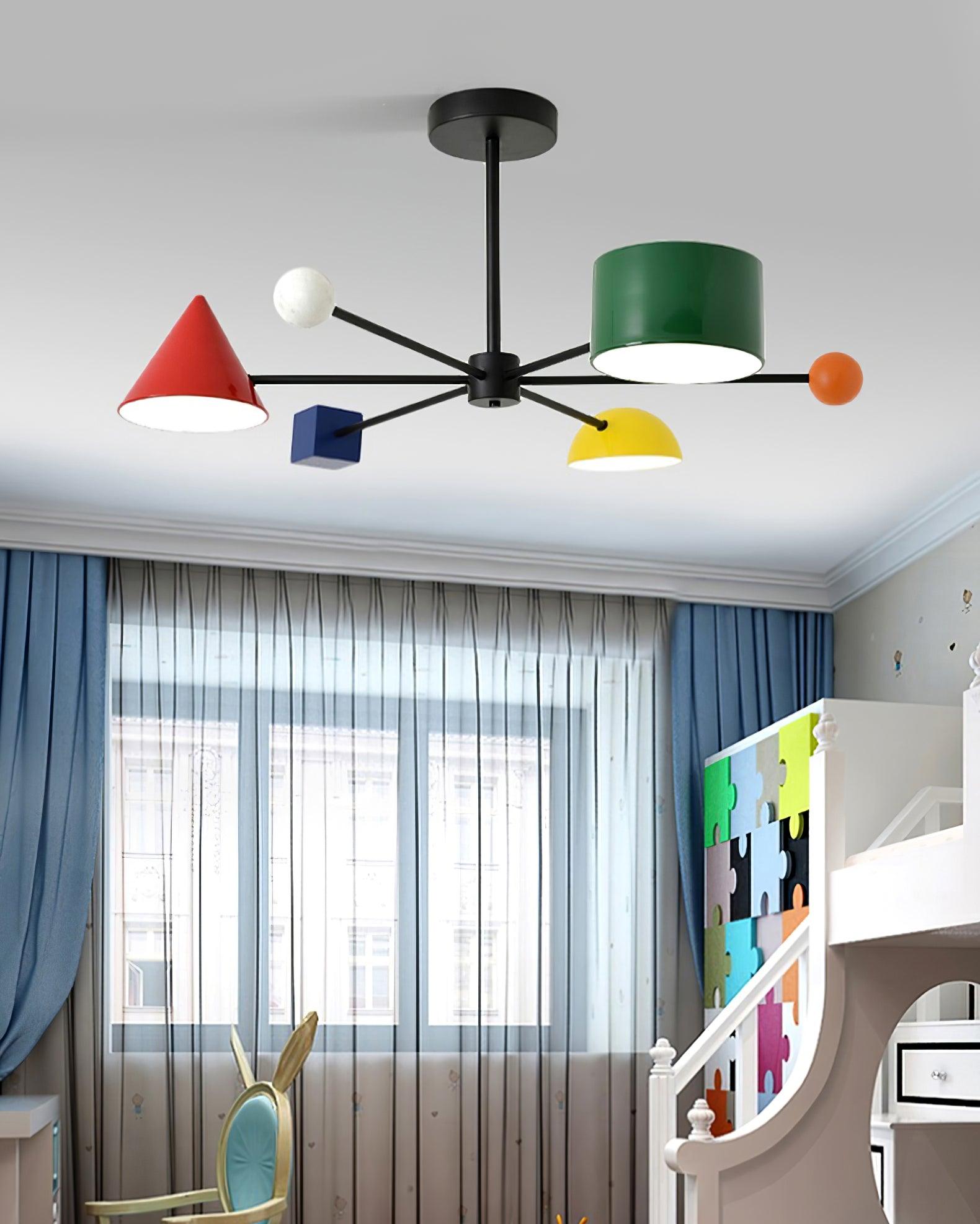Geometric Colorful Ceiling Light