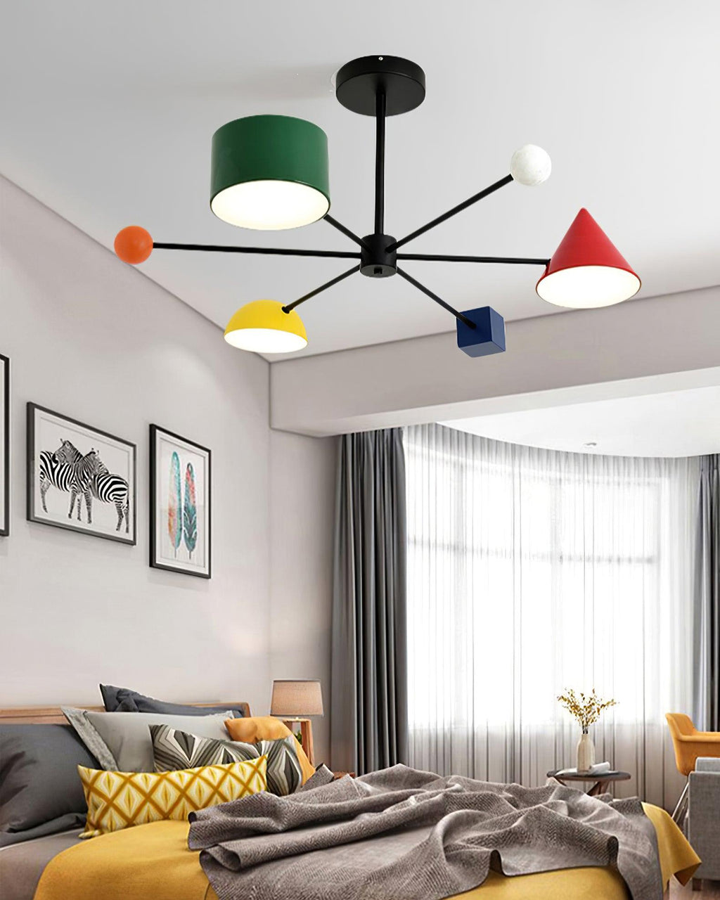 Geometric Colorful Ceiling Light