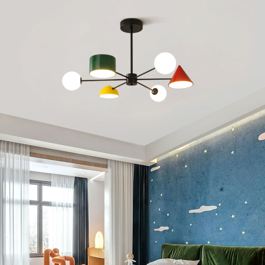 Geometric Colorful Ceiling Light