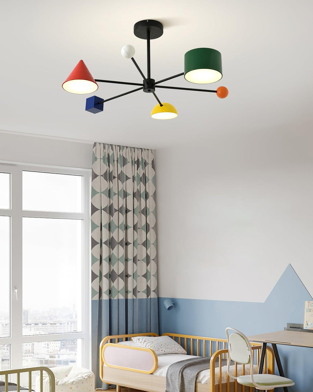 Geometric Colorful Ceiling Light