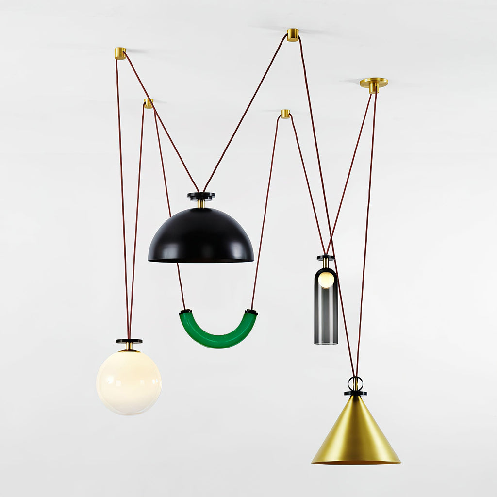 Geometric Shape Art Modern Chandelier