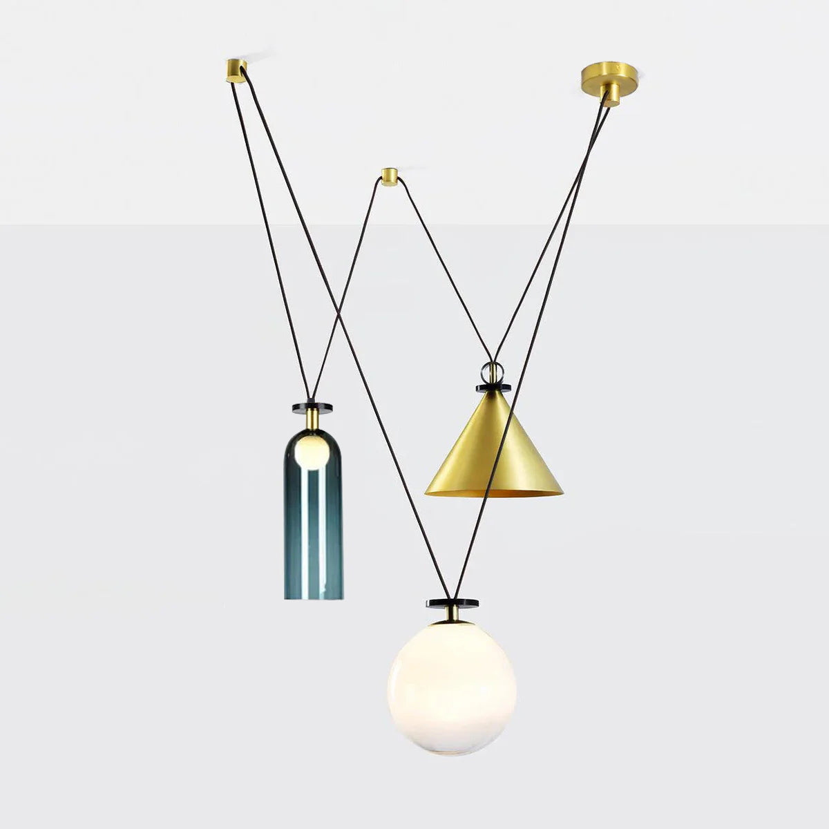 Geometric Shape Art Modern Chandelier