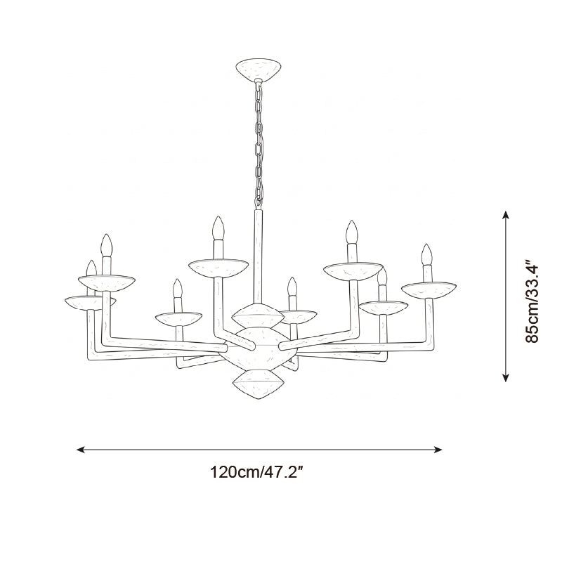 Gilded Vine Chandelier