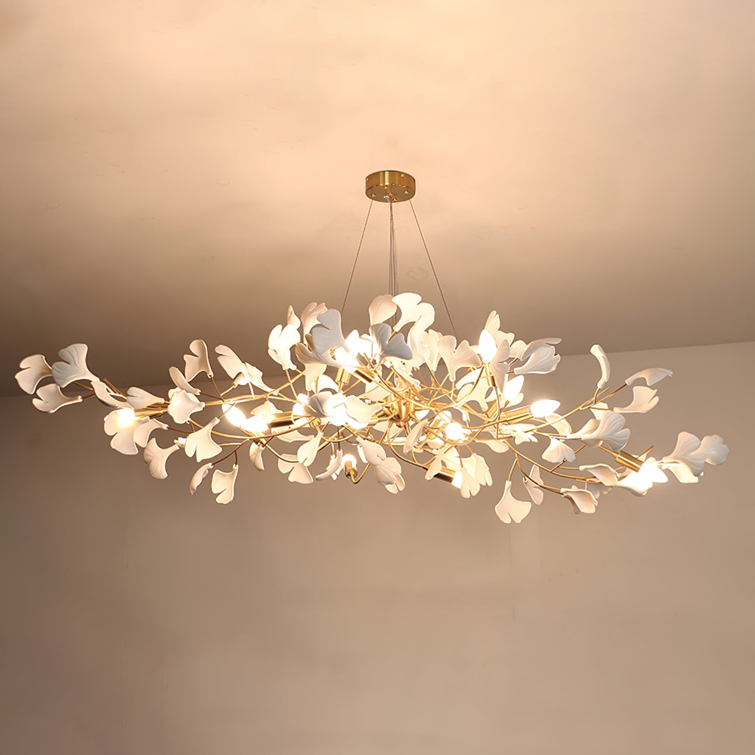 Gingko Long Version Chandelier