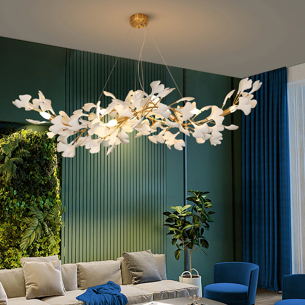 Gingko Long Version Chandelier